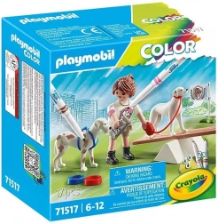 Playmobil Color Trénink se psy