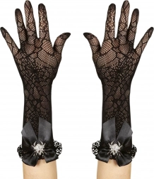 Návleky na ruce s motivem pavučin