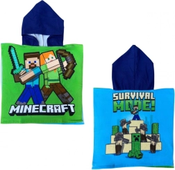Pončo s kapucí Minecraft 50 × 110 cm - 1 kus