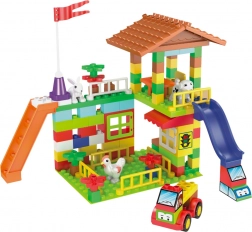 L-W Toys junior kostky farma – stavebnice pro nejmenší, 120 ks