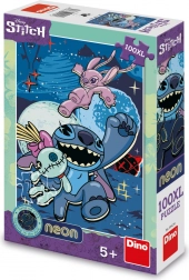 Puzzle Lilo & Stitch Neon 100 XXL Dílky