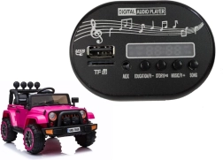 Hudební panel do dětského auta na akumulátor