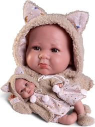 Realistická panenka miminko Antonio Juan Luca s měkkým tělem 42 cm