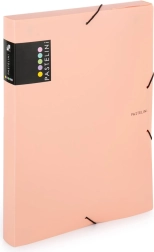 Krabice s gumou A4 Pastelini meruňková