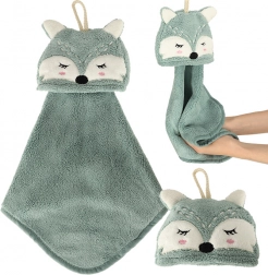 Dětský ručníček na ruce 42 × 25 cm – Modrý lisek