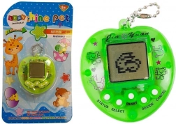 Elektronická hra TAMAGOTCHI zelená s krátkým řetízkem
