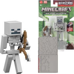 Minecraft figurka Skeleton ze série Redstone Charged s příslušenstvím