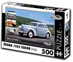 Puzzle Retro-auta Škoda 1102 Tudor 500 dílků