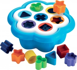 quercetti vkládačka daisy – tvarovací květina pro batolata