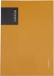 Záznamní kniha A5 VERDE hořčicová