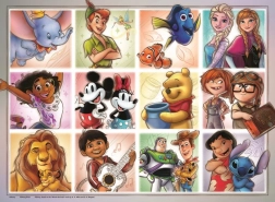 Puzzle Marvel: Disney postavy XXL 100 dílků