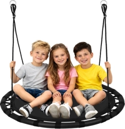 Dětská houpačka čapí hnízdo 100 cm černá