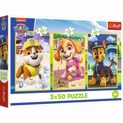 Puzzle 3x50 Naše Pejsky Trefl