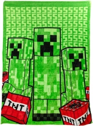 Minecraft creeper deka s polštářem