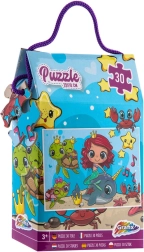 Puzzle mořská víla 30 dílků 29 × 18 cm