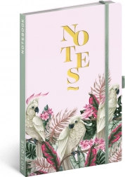 Notique Kakadu linkovaný zápisník 13 × 21 cm