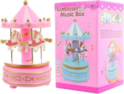 Hrající kolotoč pro děti bez baterií