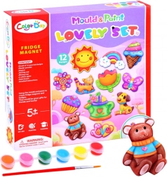 Kreativní sada na výrobu a malování magnetů