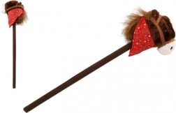 dětský plyšový kůň na tyči