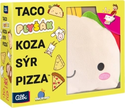 Albi Taco, plyšák, koza, sýr, pizza