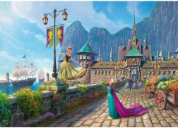 Puzzle Disney Frozen: oslava v Arendelle 1000 dílků
