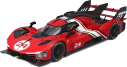 bburago ferrari 499p modificata 1:18 červený závodní model