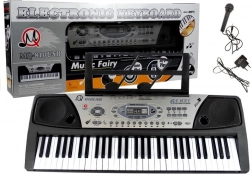 Elektronické klávesy s mikrofonem