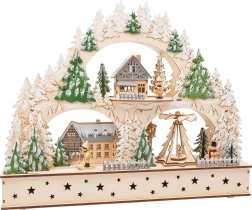 SMALL FOOT vánoční dřevěná archa se světlem a melodií