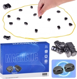 Rodinná strategická hra magnetické kamínky, sada 20 ks