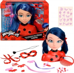 Stylingová hlava MIRACULOUS LADYBUG Marinette Deluxe s doplňky