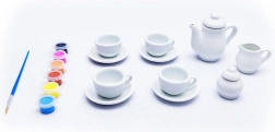 kreativní set na malování čajové soupravy