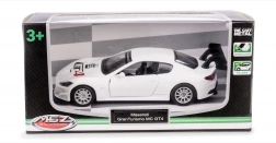 Kovový model MASERATI GranTurismo MC GT4 1:43 s otevíracími dveřmi a pull-back