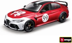 Kovový model auta 1:18 BBURAGO Alfa Romeo Giulia GTAm červená