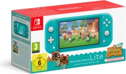 Nintendo Switch Lite tyrkysový + ANIMAL CROSSING: NEW HORIZONS (bundle)