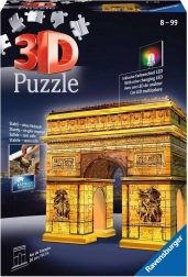 Svítící 3D puzzle Noční edice Vítězný oblouk