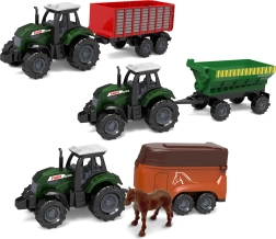 Traktor s přívěsem - 1 kus