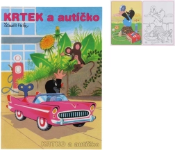 Omalovánky Krtek a autíčko A4