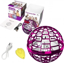 Létající koule Flynova LED růžová 10 cm