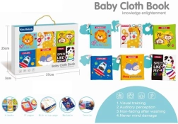 Textilní knížky pro děti se zvířátky a kousátkem