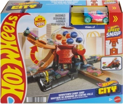 Hrací set Hot Wheels City Obchod Žvýkačka a autíčko