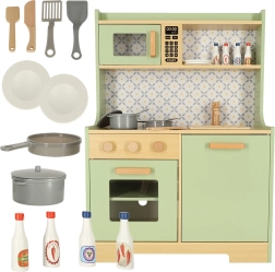 Dětská dřevěná kuchyňka mátová