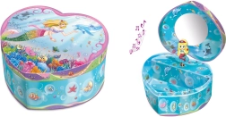 Srdcová šperkovnice s vílou od Pecoware s hrací skříňkou