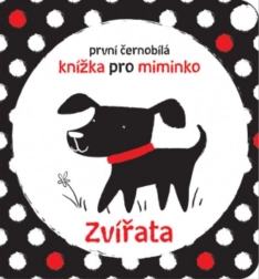 první černobílá knížka pro miminko – zvířata
