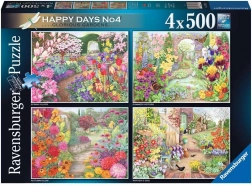 Ravensburger puzzle Nádherné zahrady 4×500 dílků