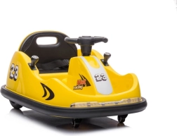 Dětské elektrické autíčko bumper car žluté