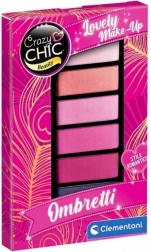 Clementoni Crazy Chic Pink Power paletka očních stínů