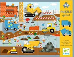 Djeco interaktivní puzzle stavba 12 dílků