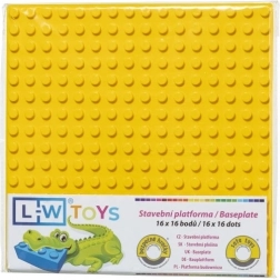 Podložka na stavění Junior žlutá 16x16
