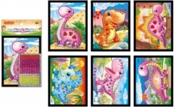 Mozaika Mini Dinosaurus Třpytivý 10x12 cm