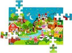 Podlahové puzzle Pohádkový příběh BIGJIGS TOYS, 48 dílků